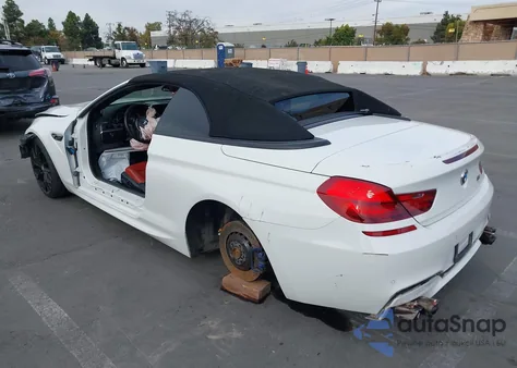 2013 BMW M6 z USA, uszkodzony, nr VIN WBSLZ9C58DDZ78025